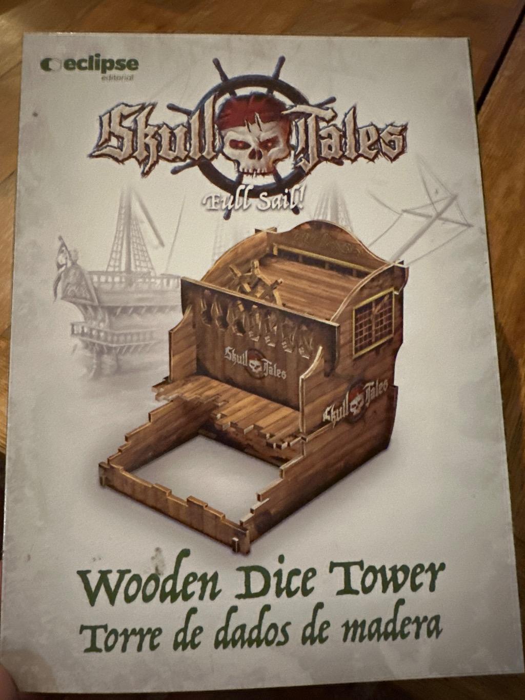 Skull Tales - Wooden Dice Tower