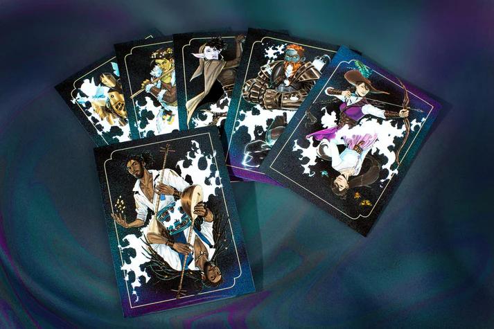 Kinfire Chronicles: Night's Fall - Protège-cartes (sleeves) Personnalisés, 6 Modèles