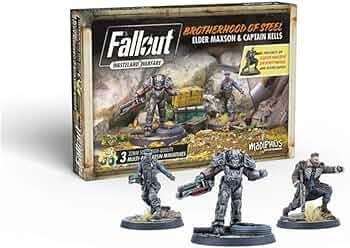 Fallout : Wasteland Warfare - Elder Maxson & Captain Kells - Brotherhood Of Steel