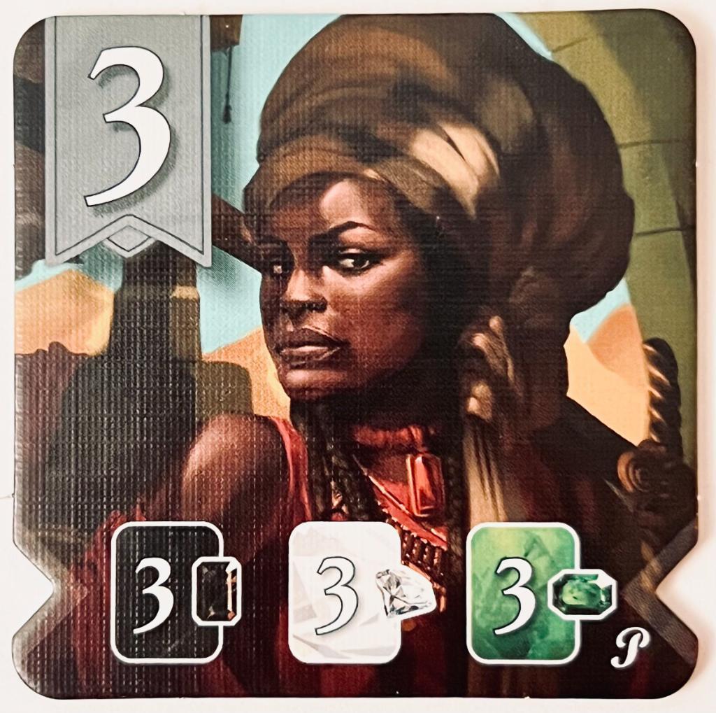 Splendor - Tuile Noble: Amina De Zaria