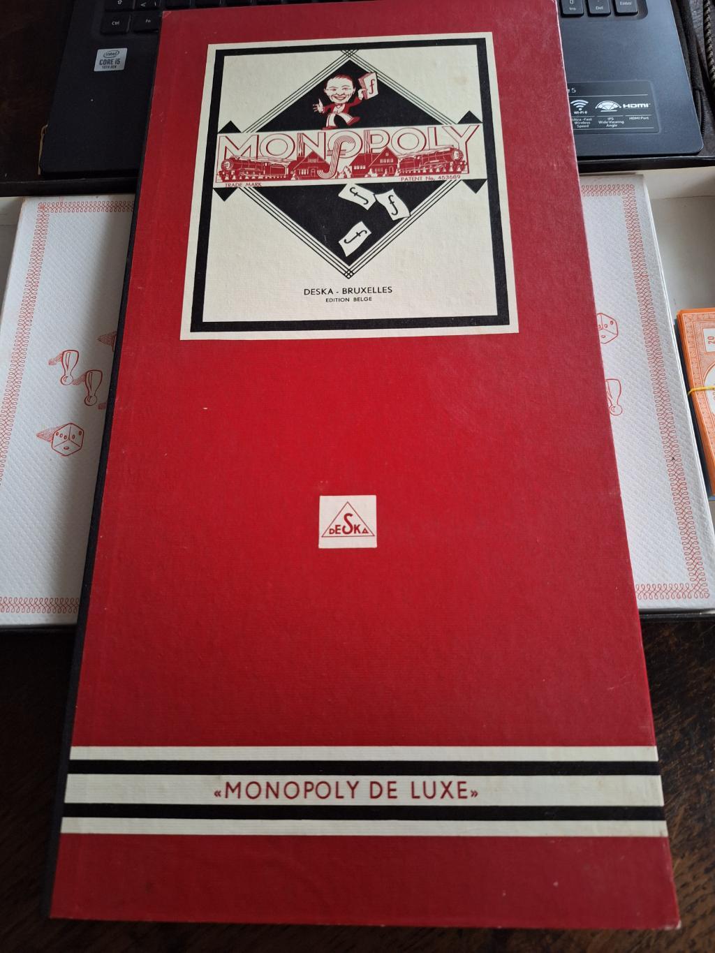 Monopoly  Classique Copyright 1961 Boite Rouge