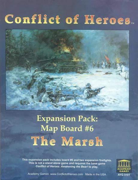 Conflict Of Heroes: Expansion Pack – Map Board #6: The Marsh Conflict Of Heroes: Expansion Pack – Map Board #6: The Marsh