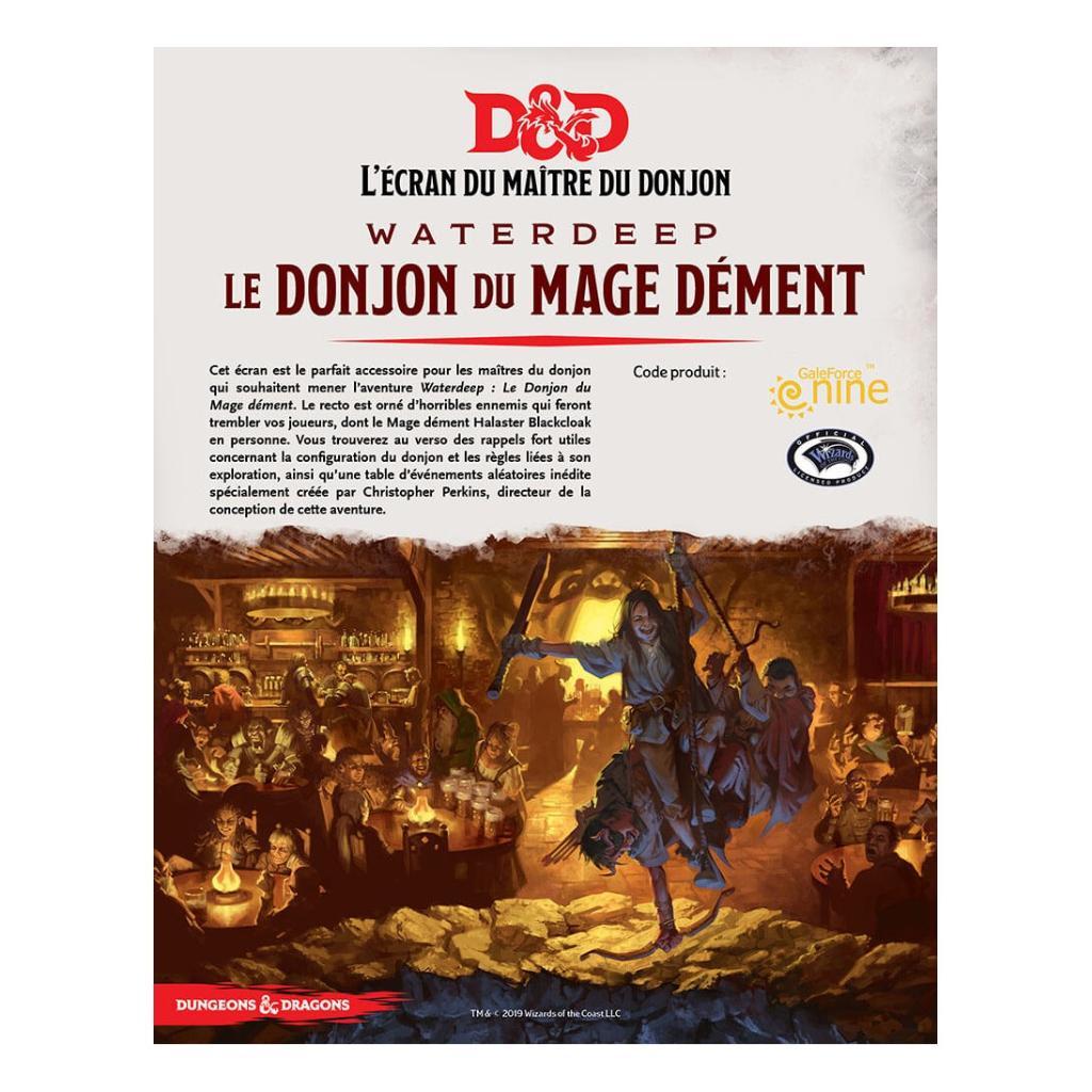 Dungeons & Dragons - 5ème Edition Vf - Écran De Waterdeep- Le Donjon Du Mage Dément