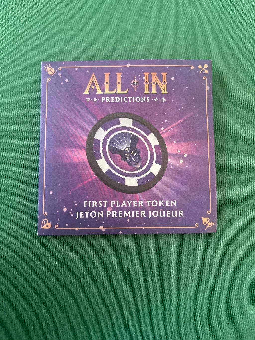 All In Predictions - First Player Token