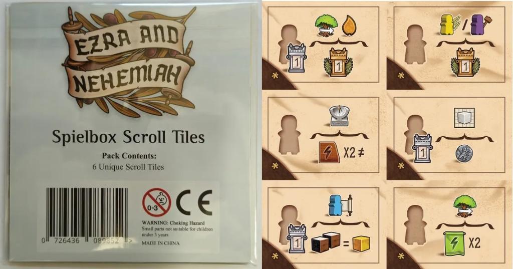 Esdras Et Nehemie - Tuiles Parchemin (spielbox)