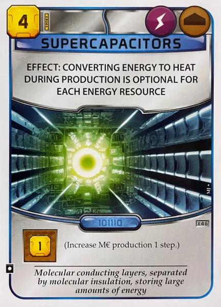 Terraforming Mars - Carte Promo Supercapacitors