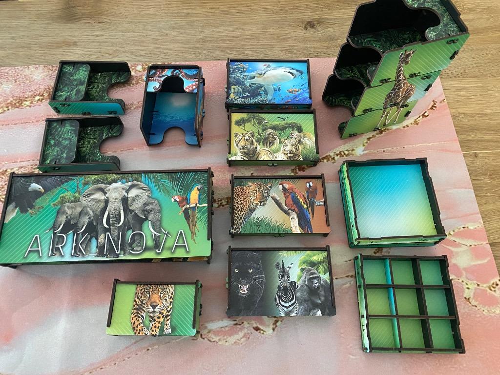 Organisateur / Insert De Rangement Pour Ark Nova