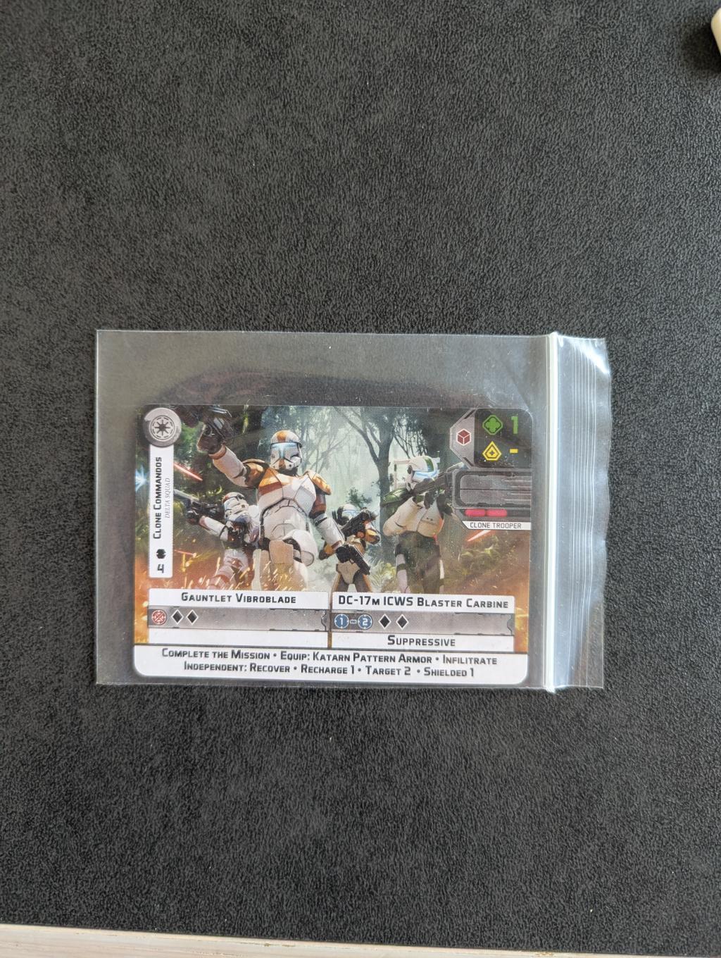 Star Wars : Shatterpoint - Carte Clone Commandos