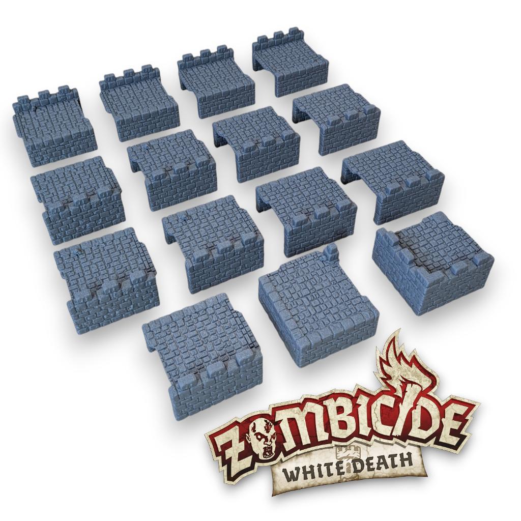 Lot Murs 3d Battlements Compatible