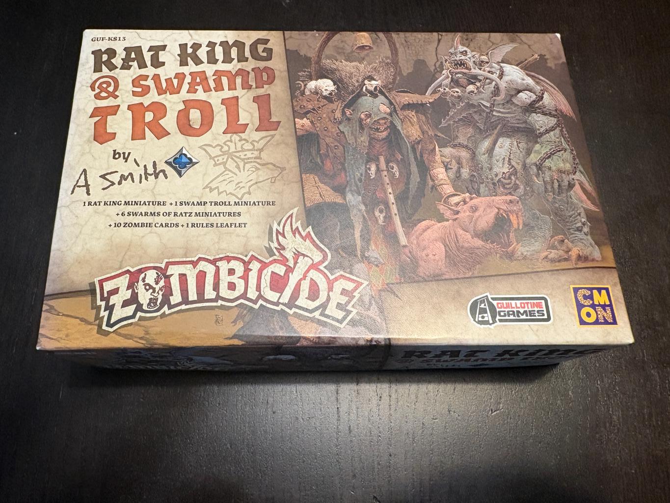 Zombicide Black Plague - Zombicide Green Horde - Rat King & Swamp Troll