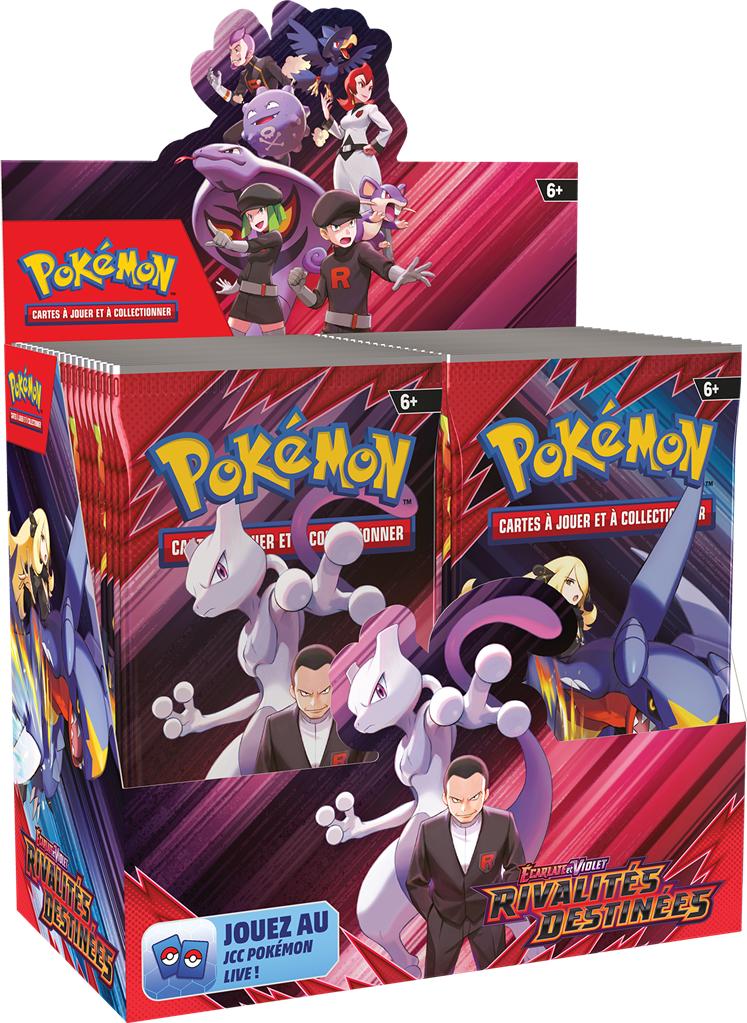 Pokemon Ev10 Rivalités Destinées Display 36 Booster