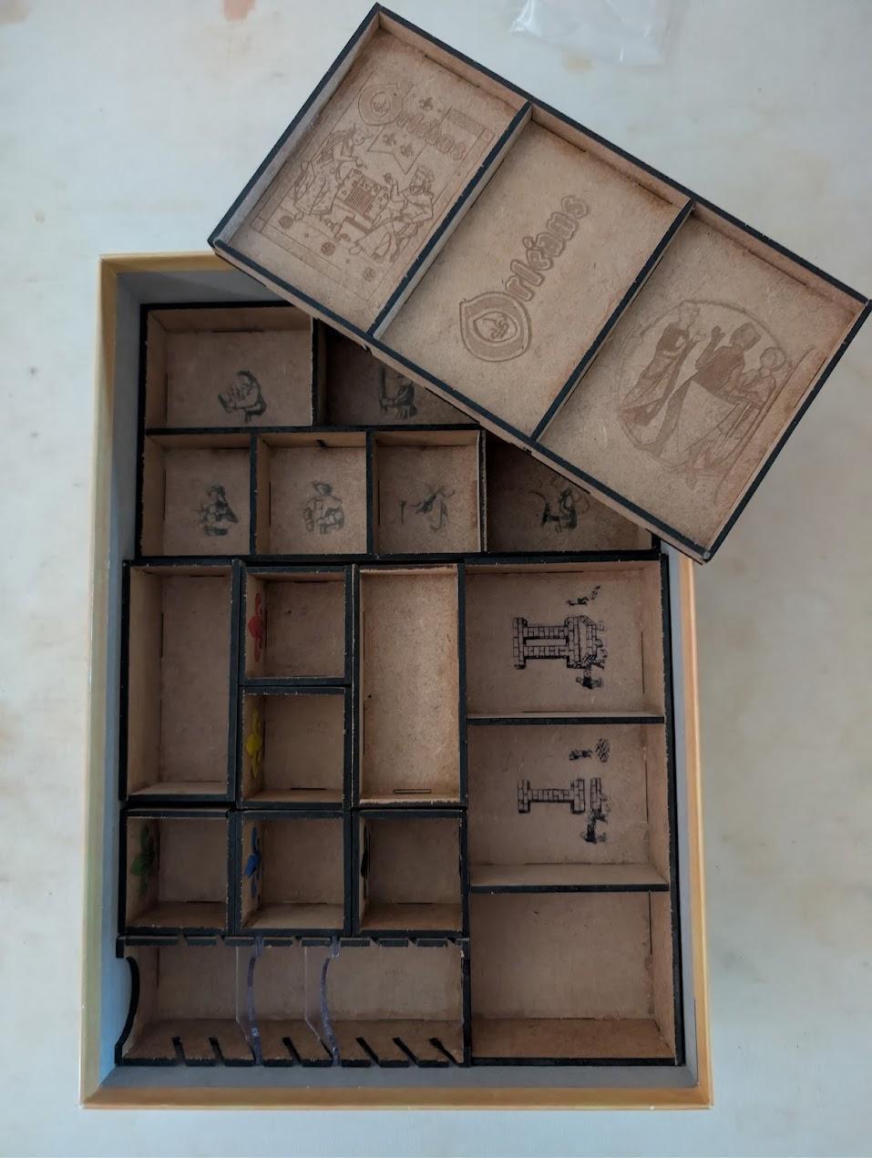 Orléans - Insert En Bois Jeu De Base + Commerce & Intrigue Orléans - Insert En Bois Jeu De Base + Commerce & Intrigue
