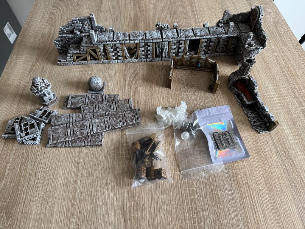 Heroquest - Decor 3d Forteresse De Kellar