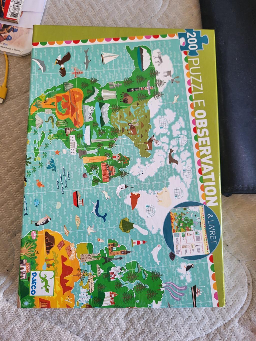 Tour Du Monde Puzzle Observation Djeco Tour Du Monde Puzzle Observation Djeco