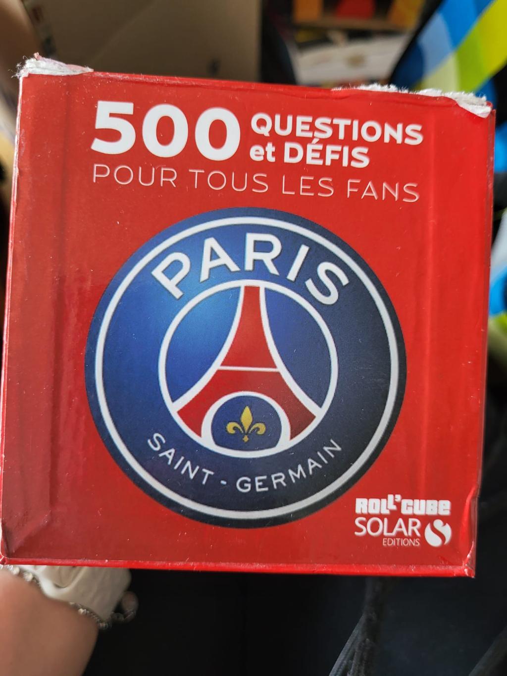 Jeu Psg 500 Questions Et Défis - Roll'cube Solar Editions 2018 Jeu Psg 500 Questions Et Défis - Roll'cube Solar Editions 2018
