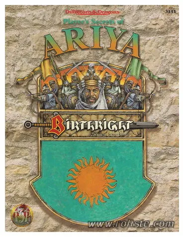 Ad&d - Birthright - Player's Secrets Of Ariya