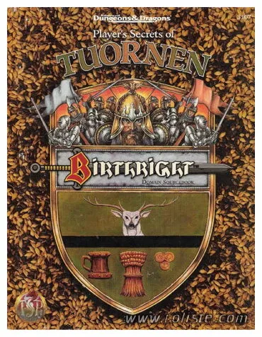 Ad&d - Birthright - Player's Secrets Of Tuornen