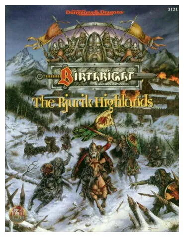 Ad&d - Birthright - The Rjurik Highlands