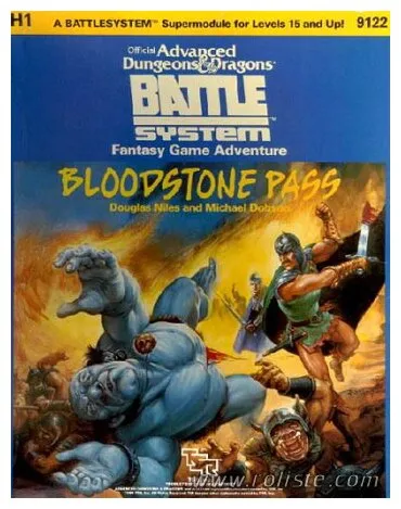 Ad&d - Forgotten Realms - H1 - Bloodstone Pass
