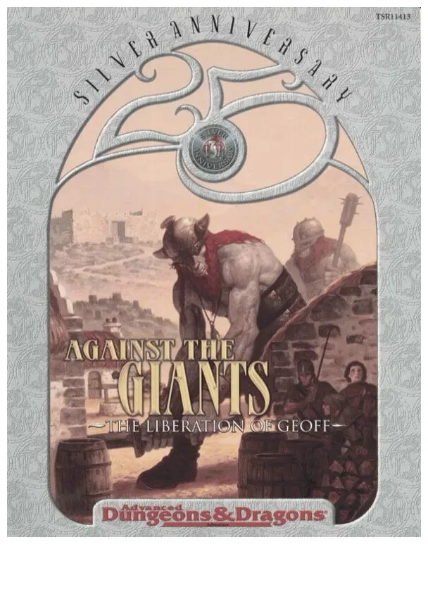 Ad&d - Greyhawk - Against The Giants 25th Anniversary Ad&d - Greyhawk - Against The Giants 25th Anniversary