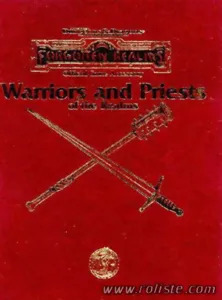 Ad&d - Royaumes Oubliés - For10 - Warriors & Priests Of The Realms