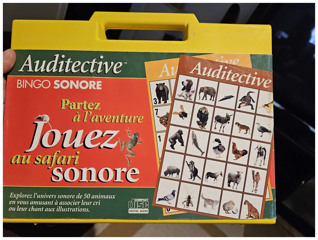 Auditective - Jouez Au Safari Sonore Bingo Sonore