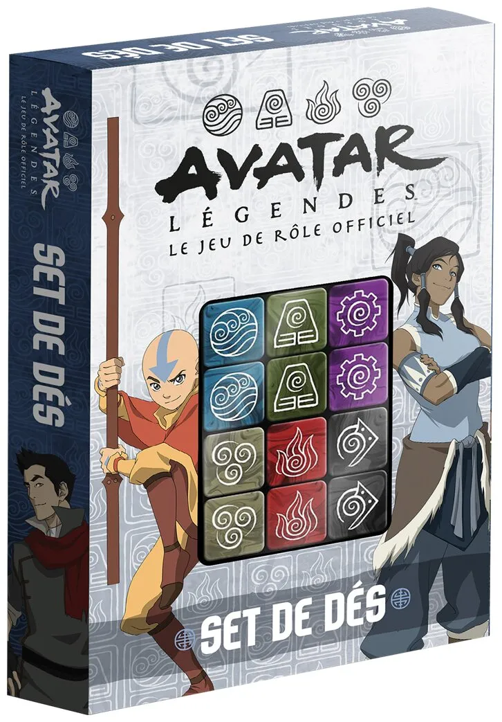 Avatar Légendes - Set De Dés Le Jeu De Rôle Officiel