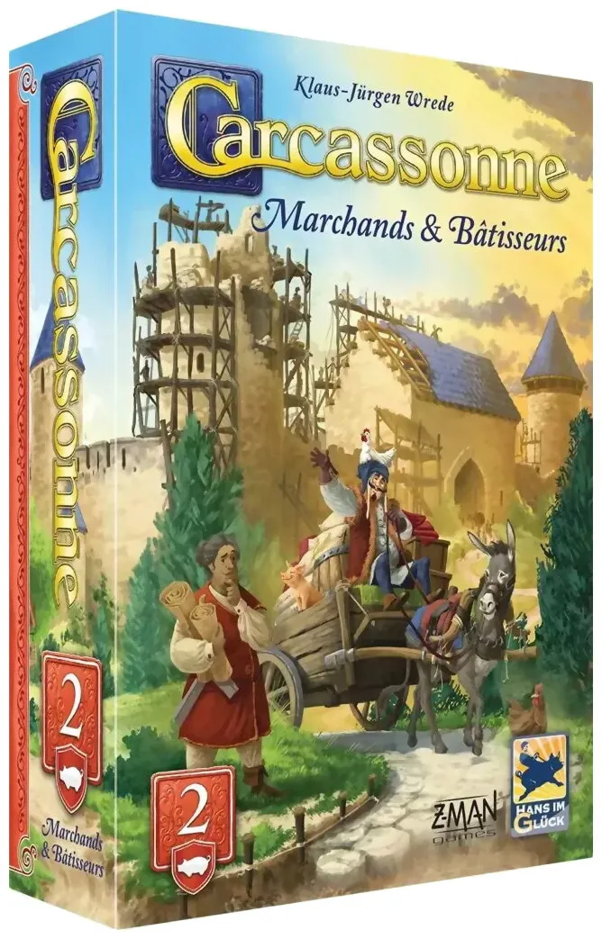 Carcassonne - Extension 2 : Marchands & Bâtisseurs