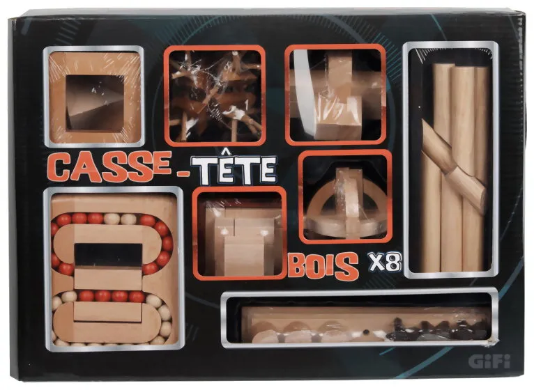 Casse-tête Bois X8