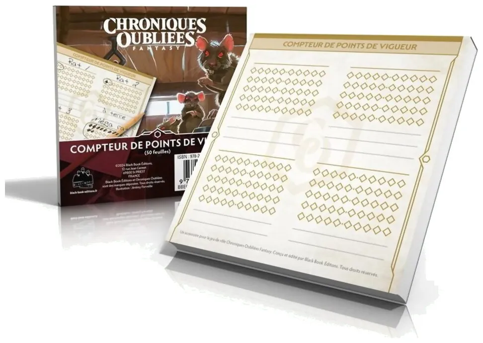 Chroniques Oubliées Fantasy - Compteurs De Points De Vigueur 2e édition