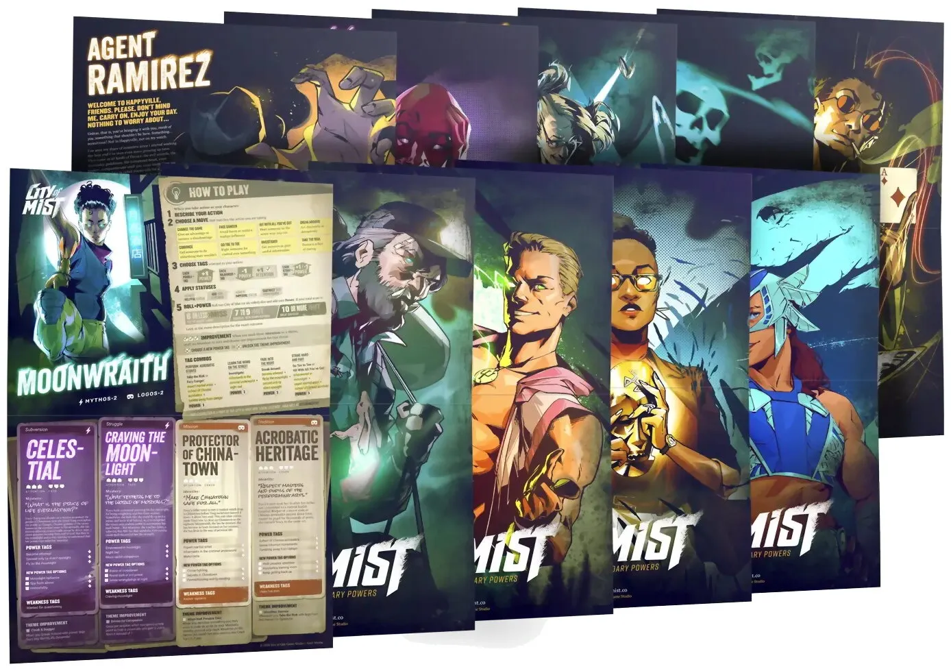 City Of Mist - Pack De Personnages 3