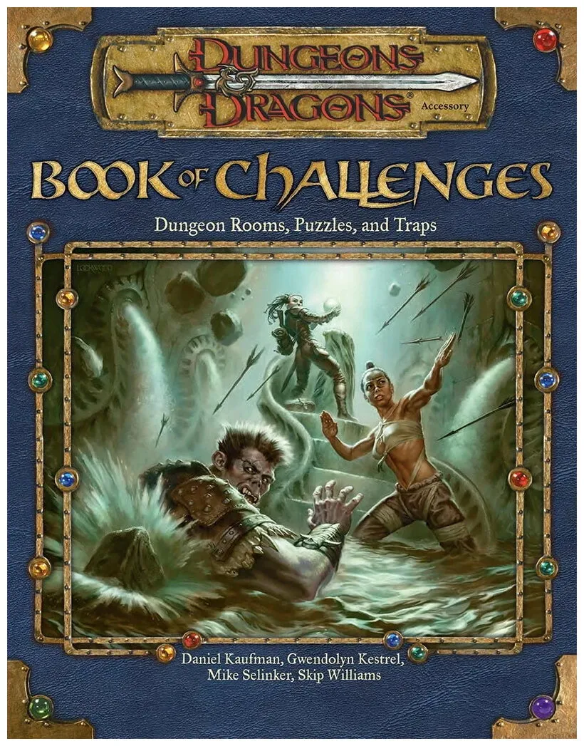 D&d3 - Book Of Challenges Dungeon Rooms, Puzzles And Traps