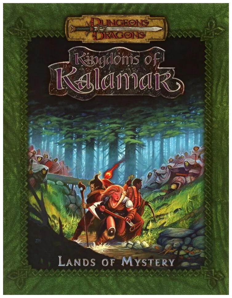 D&d3 - Lands Of Mystery Kingdoms Of Kalamar