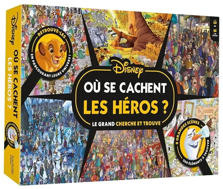 Disney - Où Se Cachent Les Héros Le Grand Cherche Et Trouve