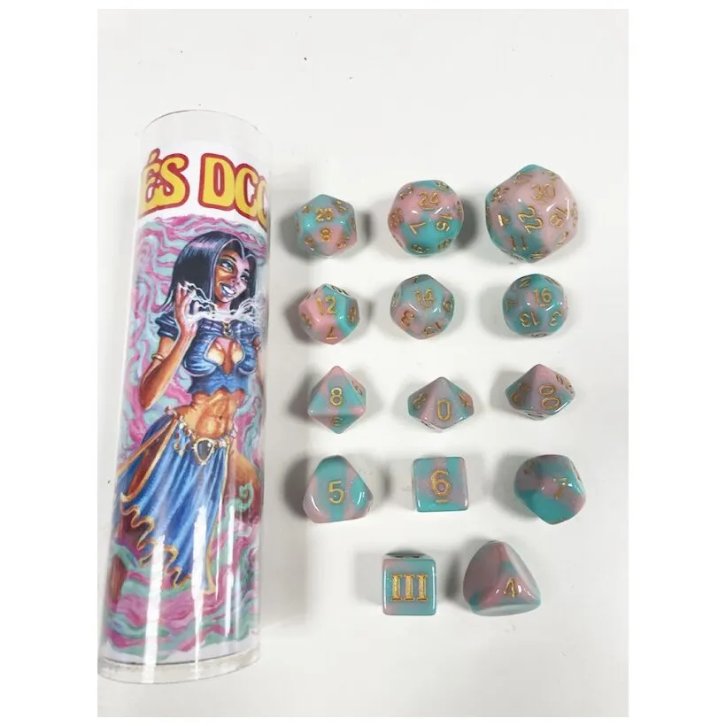 Dungeon Crawl Classics - Set De Dés Créations Cristallines De Vello Dungeon Crawl Classics - Set De Dés Créations Cristallines De Vello