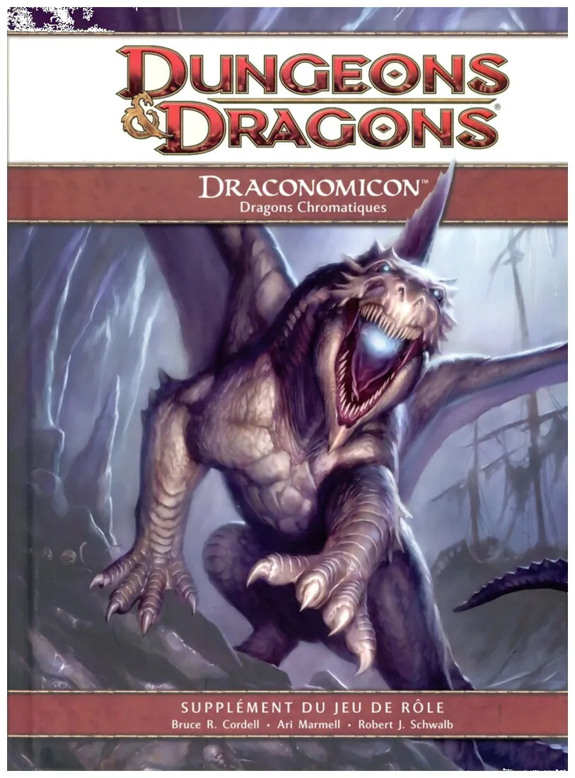 Dungeons & Dragons 4 - Draconomicon Dragons Chromatiques Dungeons & Dragons 4 - Draconomicon Dragons Chromatiques
