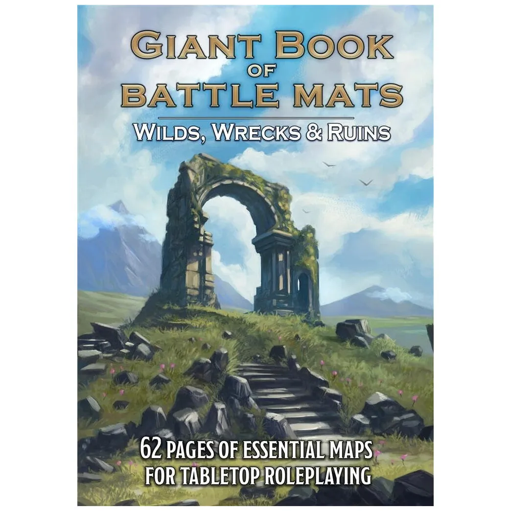 Giant Book Of Battle Mats - Wilds, Wrecks & Ruins Giant Book Of Battle Mats - Wilds, Wrecks & Ruins