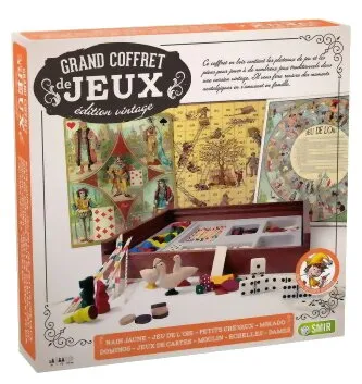 Grand Coffret De Jeux Édition Vintage
