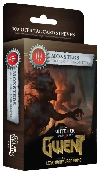 Gwent - 100 Card Sleeves - Monsters The Legendary Card Game