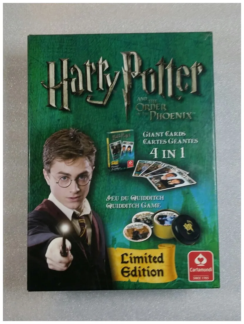 Harry Potter And The Order Of The Phoenix Cartes Géantes 4 En 1