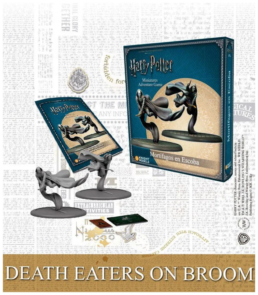 Harry Potter -  Death Eaters On Broom Miniatures Adventure Game