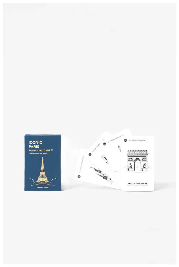 Iconic Paris Family Card Game