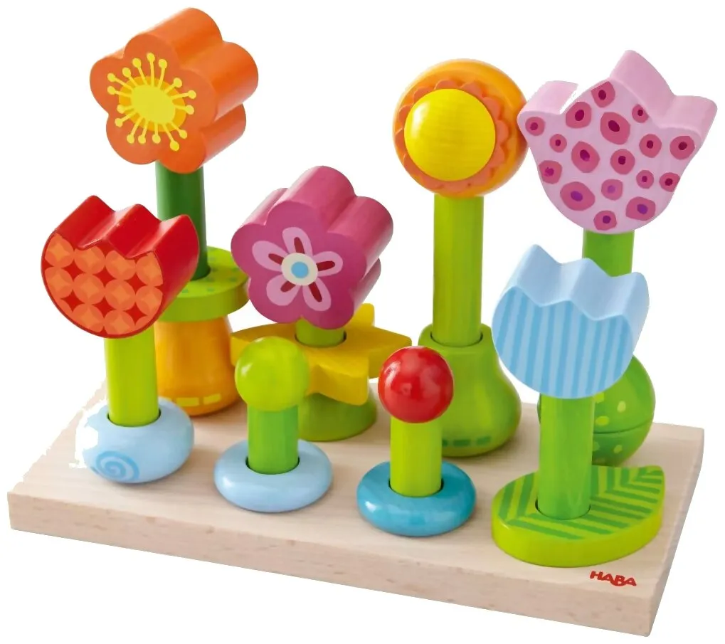 Jeu à Enficher Jardin De Fleurs