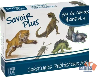 Jeu De 7 Familles - Créatures Préhistoriques