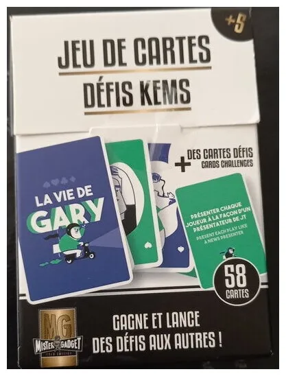 Jeu De Cartes Défis Kems La Vie De Gary
