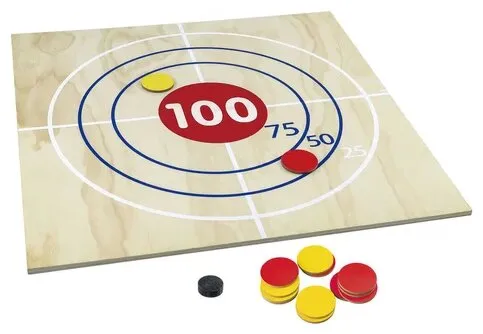 Jeu Du Palet En Bois