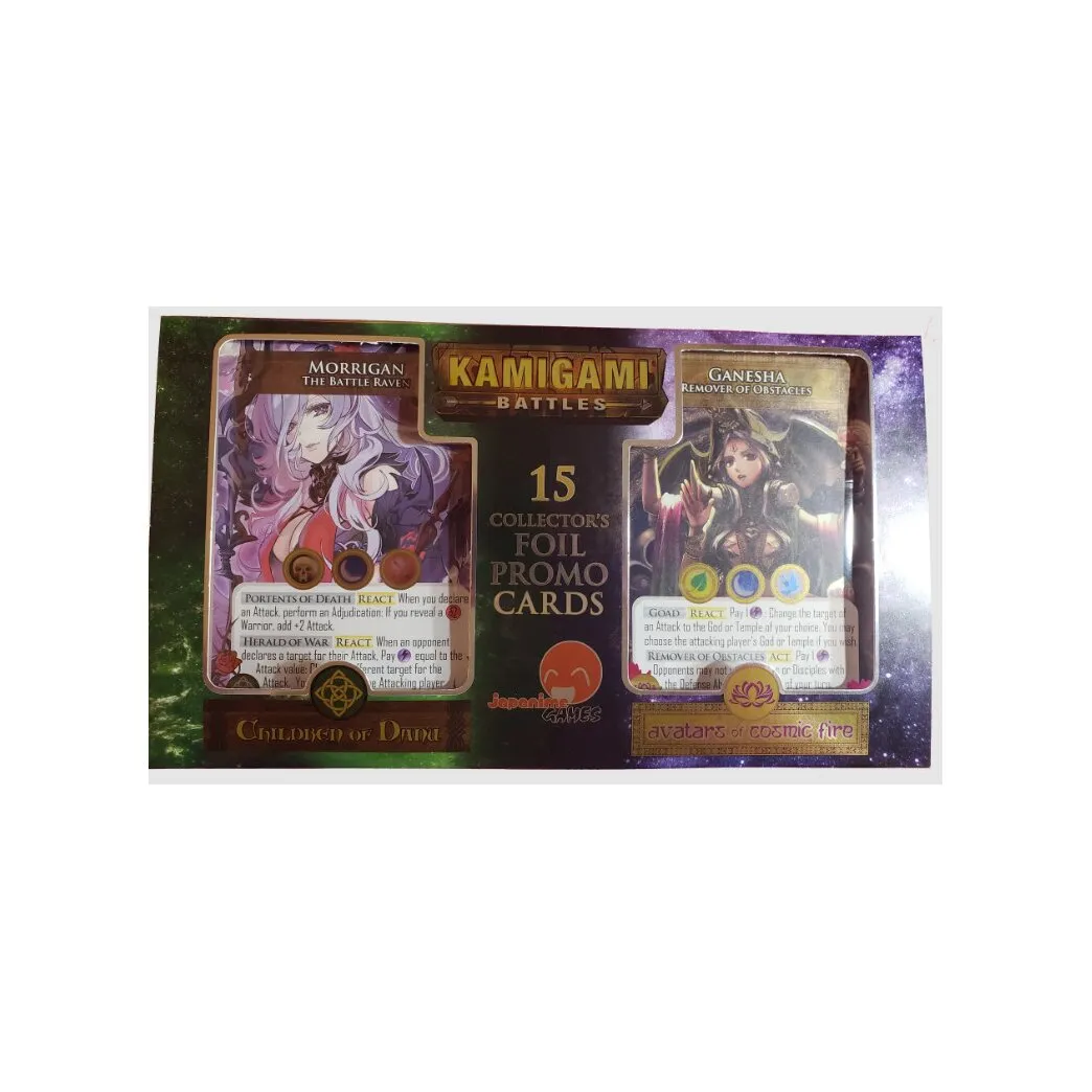 Kamigami Battles - Foil Card Set Avatars Of Cosmic Fire And Children Of Danu