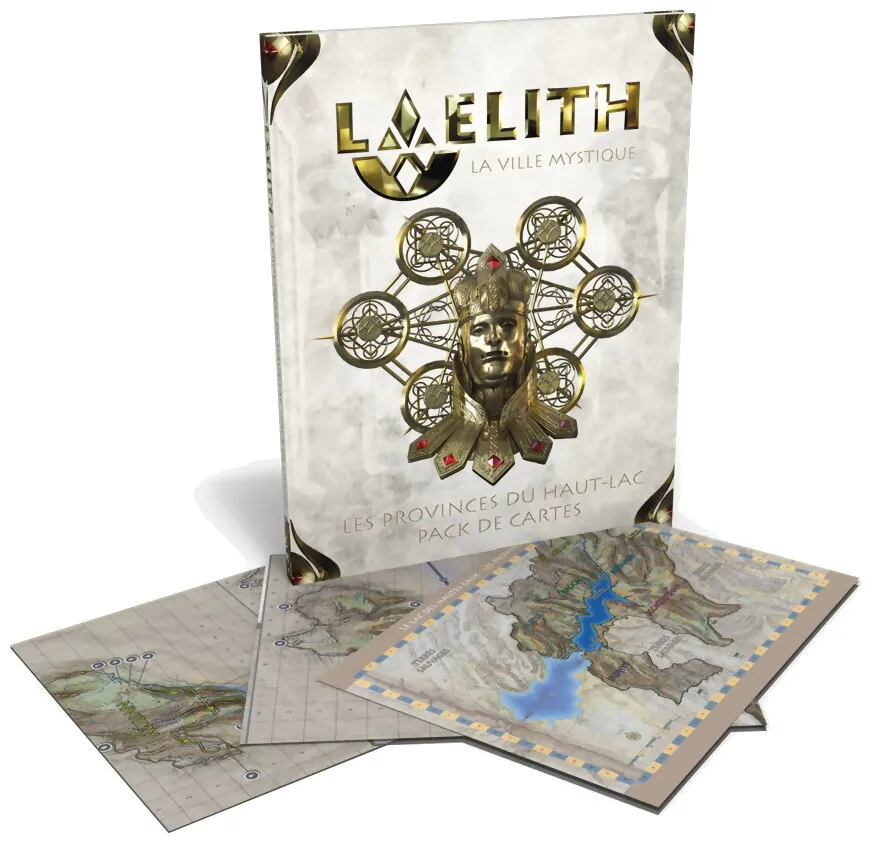 Laelith - Pack De Cartes Des Provinces Du Haut-lac