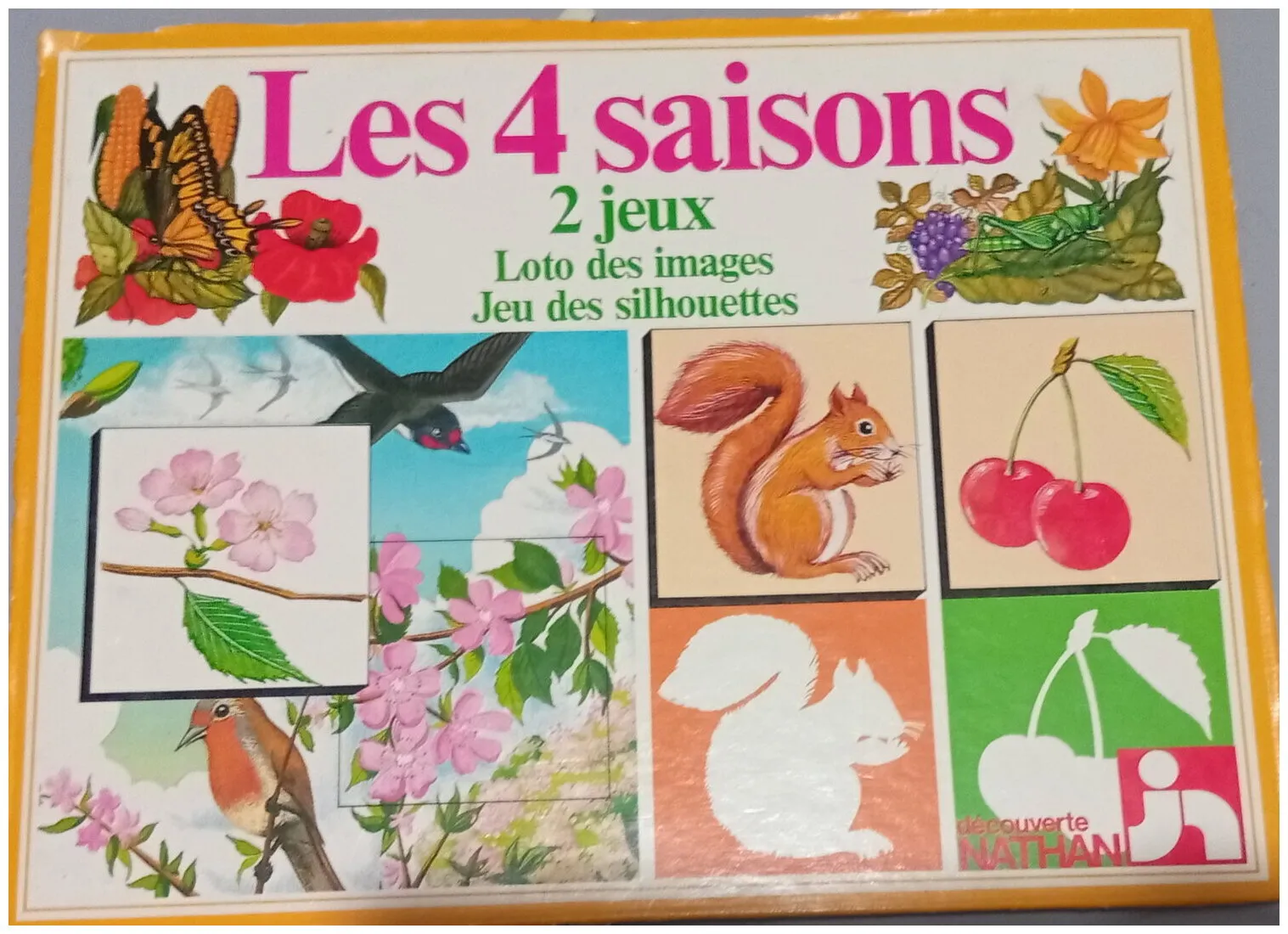 Les 4 Saisons - Loto Des Images / Jeu Des Silhouettes Les 4 Saisons - Loto Des Images / Jeu Des Silhouettes