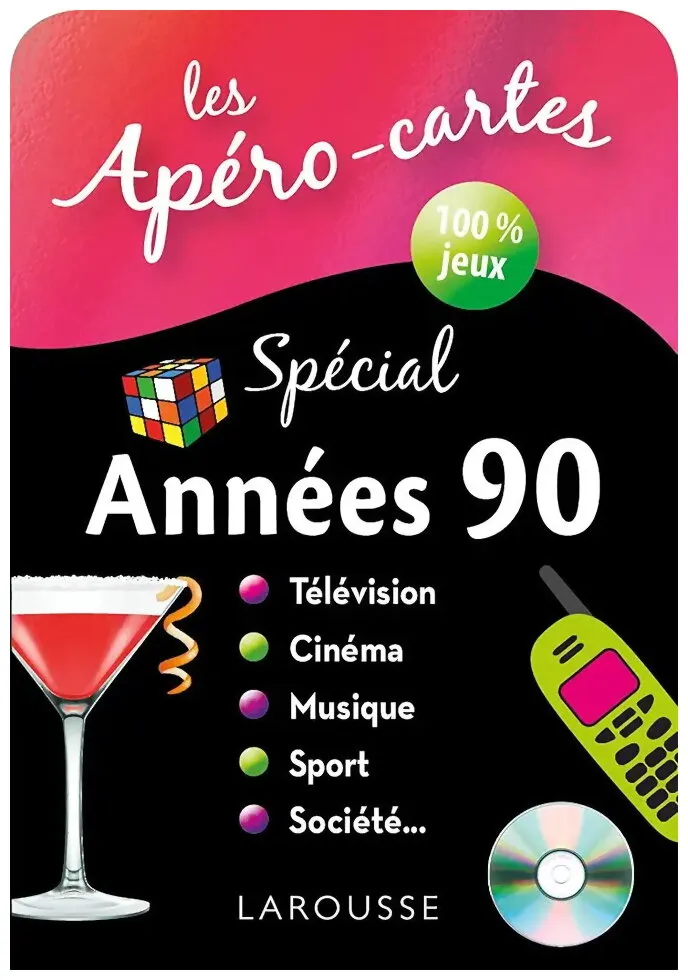 Les Apéro-cartes 100% Jeux Spécial Années 90 Les Apéro-cartes 100% Jeux Spécial Années 90